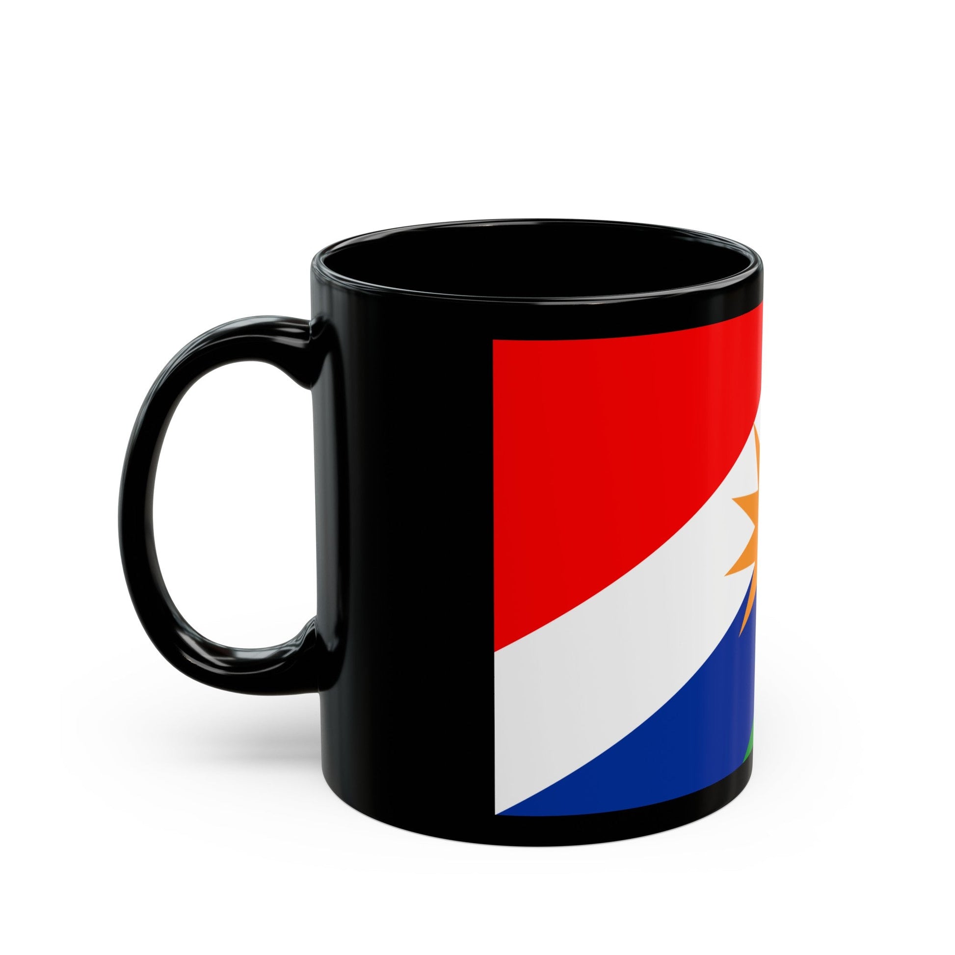 Flag of the Puntarenas Province Costa Rica - Black Coffee Mug-The Sticker Space