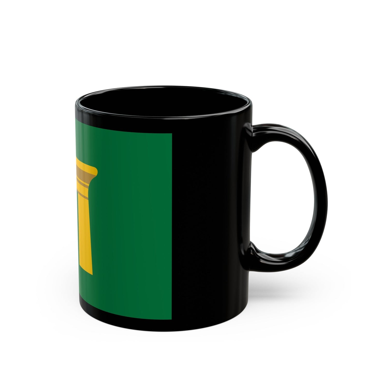 Flag of the Qena Governorate Egypt - Black Coffee Mug-The Sticker Space