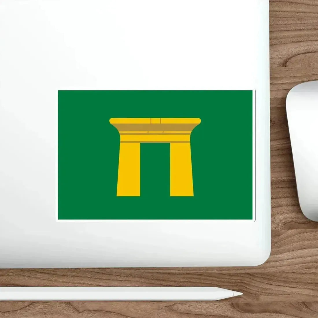 Flag of the Qena Governorate Egypt STICKER Vinyl Die-Cut Decal - The Sticker Space
