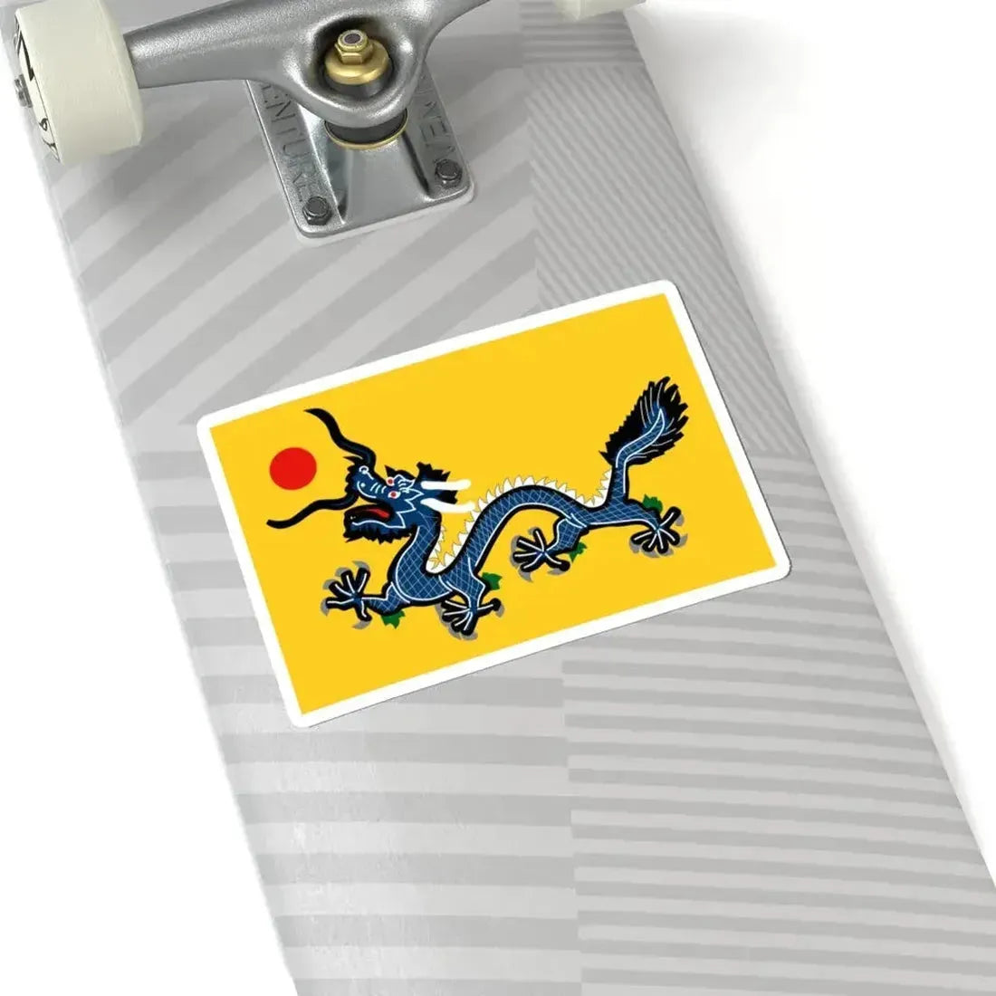 Flag of the Qing dynasty 1889-1912 (China) STICKER Vinyl Kiss-Cut Decal - The Sticker Space