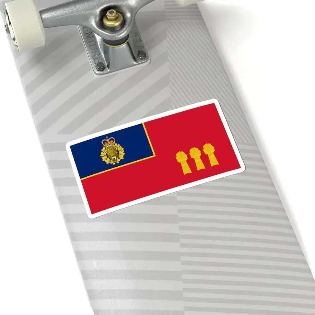 Flag of the RCMP  F Division (Canada) STICKER Vinyl Kiss-Cut Decal - The Sticker Space