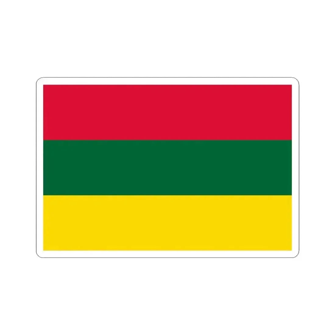 Flag of the Regency of Algiers (Algeria) STICKER Vinyl Kiss-Cut Decal 3 Inch White - The Sticker Space