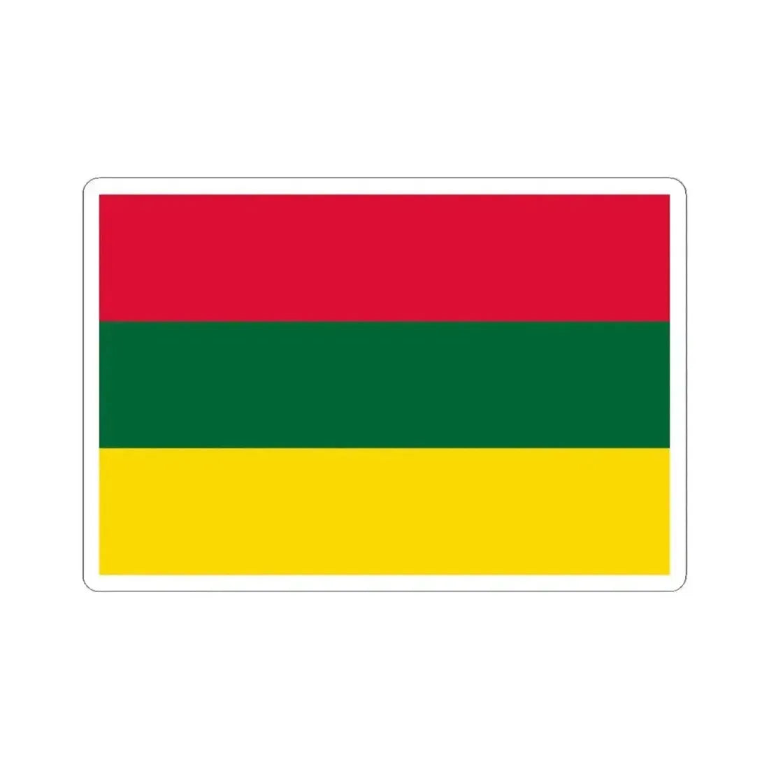 Flag of the Regency of Algiers (Algeria) STICKER Vinyl Kiss-Cut Decal 4 Inch White - The Sticker Space