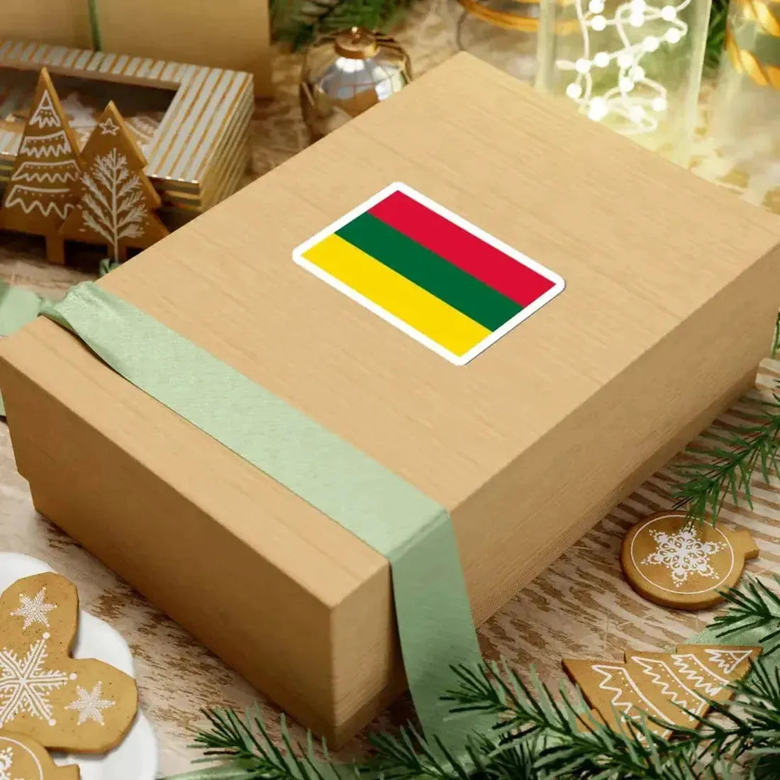 Flag of the Regency of Algiers (Algeria) STICKER Vinyl Kiss-Cut Decal - The Sticker Space