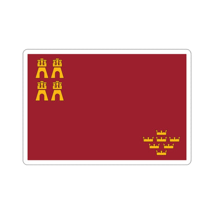 Flag of the Region of Murcia Spain STICKER Vinyl Die-Cut Decal-3 Inch-The Sticker Space