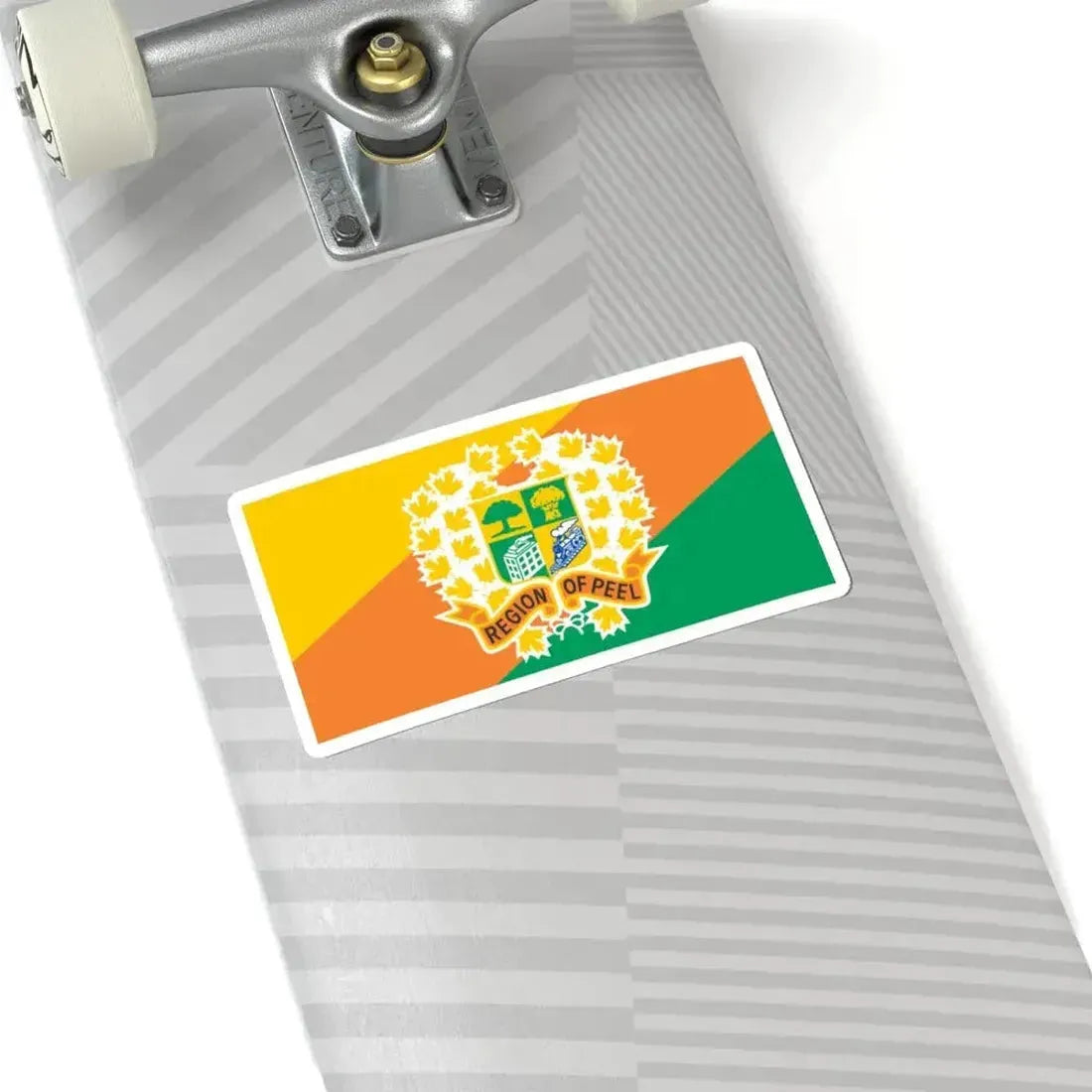 Flag of the Regional Municipality of Peel (Canada) STICKER Vinyl Kiss-Cut Decal - The Sticker Space