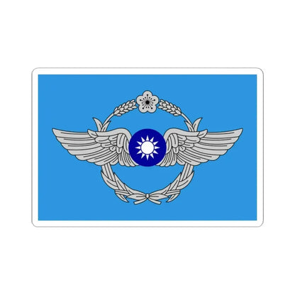 Flag of the Republic of China Air Force (China) STICKER Vinyl Kiss-Cut Decal 2 Inch White - The Sticker Space