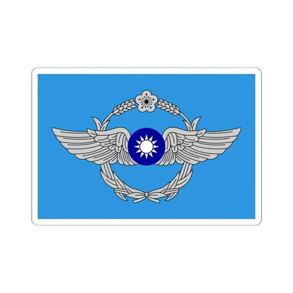 Flag of the Republic of China Air Force (China) STICKER Vinyl Kiss-Cut Decal 6 Inch White - The Sticker Space