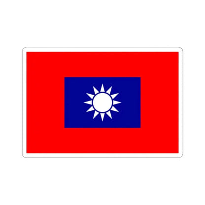 Flag of the Republic of China Army (China) STICKER Vinyl Kiss-Cut Decal 2 Inch White - The Sticker Space