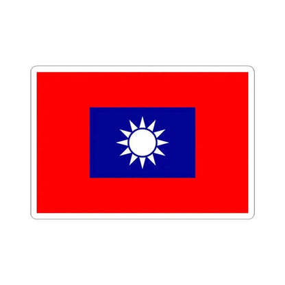 Flag of the Republic of China Army (China) STICKER Vinyl Kiss-Cut Decal 4 Inch White - The Sticker Space