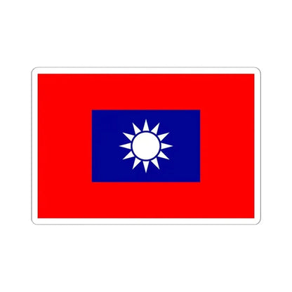 Flag of the Republic of China Army (China) STICKER Vinyl Kiss-Cut Decal 6 Inch White - The Sticker Space