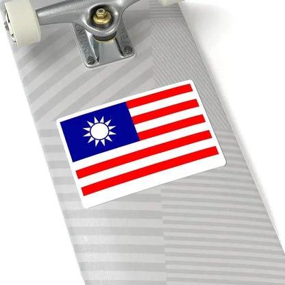 Flag of the Republic of China draft 1 (China) STICKER Vinyl Kiss-Cut Decal - The Sticker Space