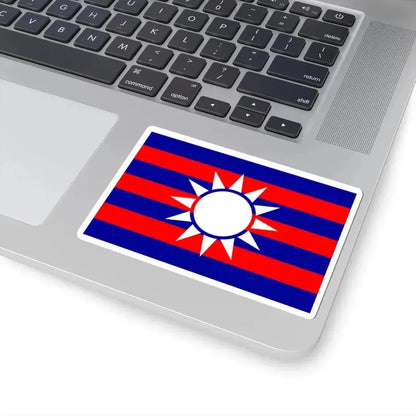 Flag of the Republic of China draft 2 (China) STICKER Vinyl Kiss-Cut Decal - The Sticker Space