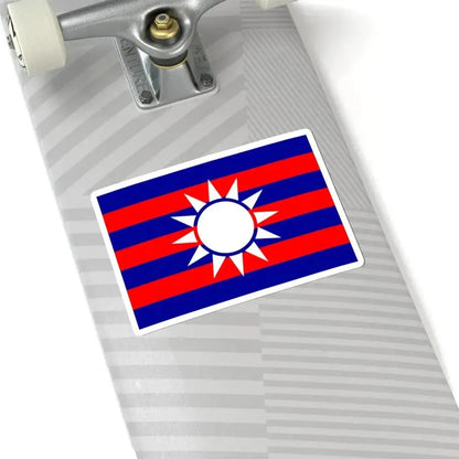 Flag of the Republic of China draft 2 (China) STICKER Vinyl Kiss-Cut Decal - The Sticker Space