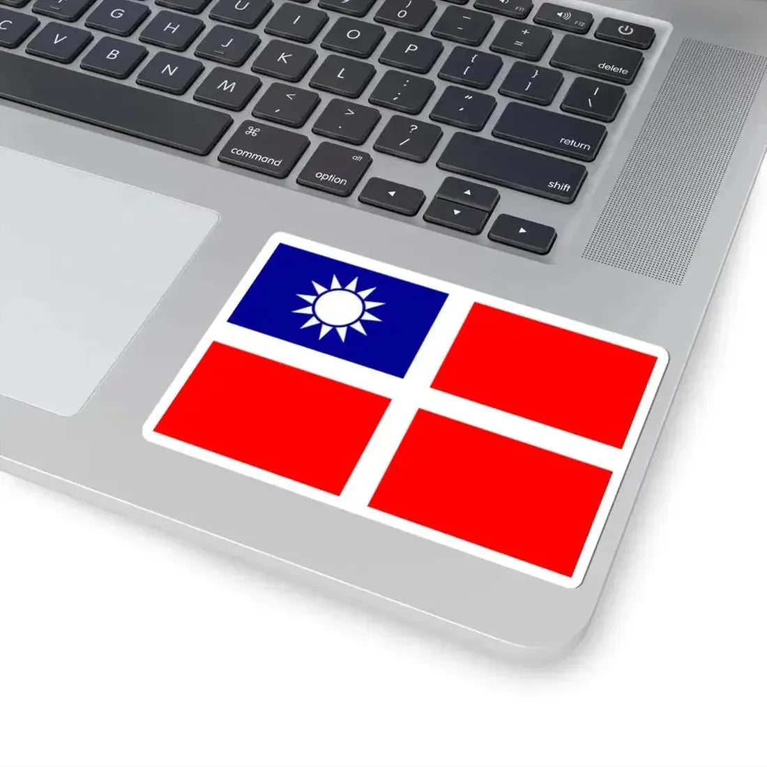 Flag of the Republic of China-Nanjing War Ensign (China) STICKER Vinyl Kiss-Cut Decal - The Sticker Space