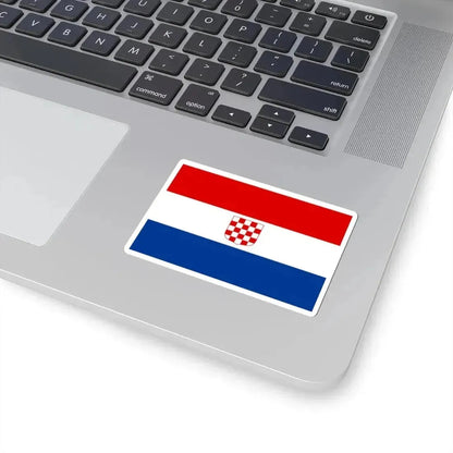 Flag of the Republic of Croatia in 1990 3-2 (Croatia) STICKER Vinyl Kiss-Cut Decal - The Sticker Space