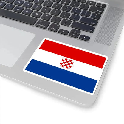 Flag of the Republic of Croatia in 1990 3-2 (Croatia) STICKER Vinyl Kiss-Cut Decal - The Sticker Space