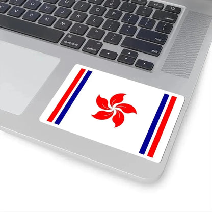 Flag of the Republic of Hong Kong (China) STICKER Vinyl Kiss-Cut Decal - The Sticker Space