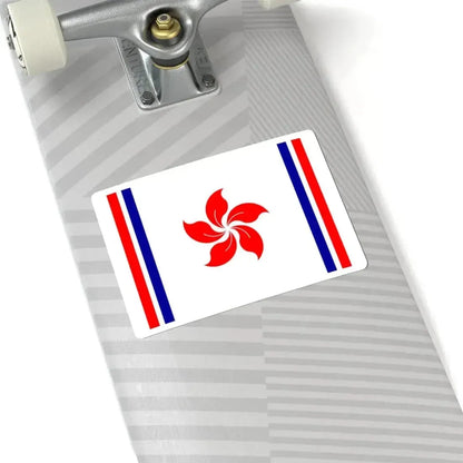 Flag of the Republic of Hong Kong (China) STICKER Vinyl Kiss-Cut Decal - The Sticker Space