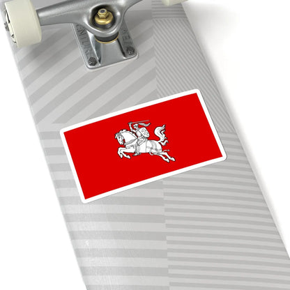 Flag of the Republic of Lithuania 1930s (Lithuania) (Coat of Arms) STICKER Vinyl Kiss-Cut Decal - The Sticker Space