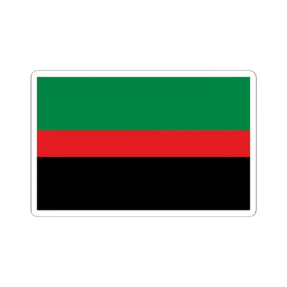 Flag of the Republic of New Afrika (United States) STICKER Vinyl Kiss-Cut Decal 4 Inch White - The Sticker Space