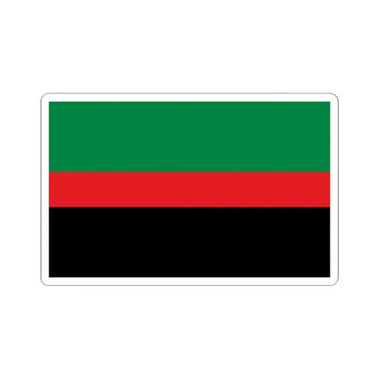 Flag of the Republic of New Afrika (United States) STICKER Vinyl Kiss-Cut Decal 6 Inch White - The Sticker Space