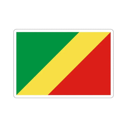 Flag of the Republic of the Congo STICKER Vinyl Die-Cut Decal - The Sticker Space