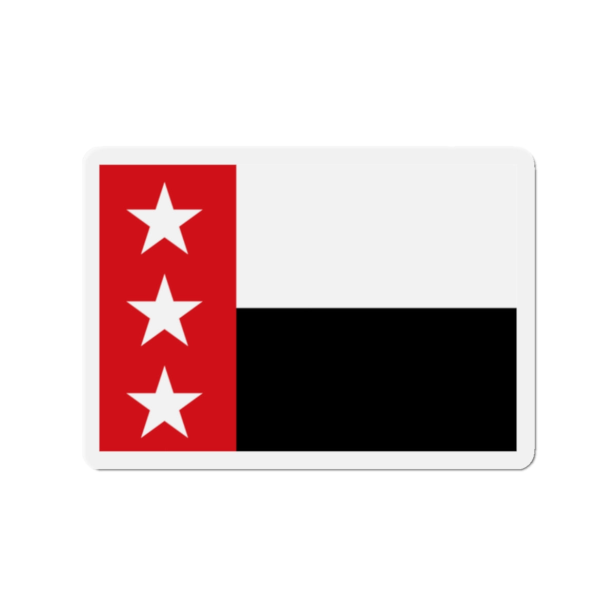 Flag of the Republic of the Rio Grande - Die-Cut Magnet-2" x 2"-The Sticker Space