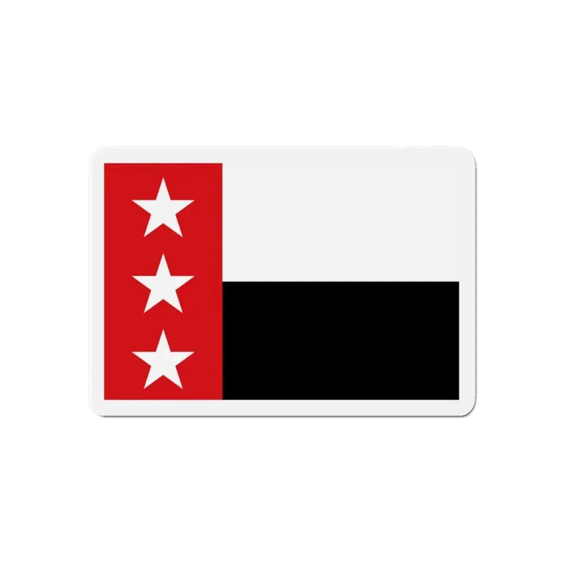 Flag of the Republic of the Rio Grande - Refrigerator Magnet 6 Inch - The Sticker Space