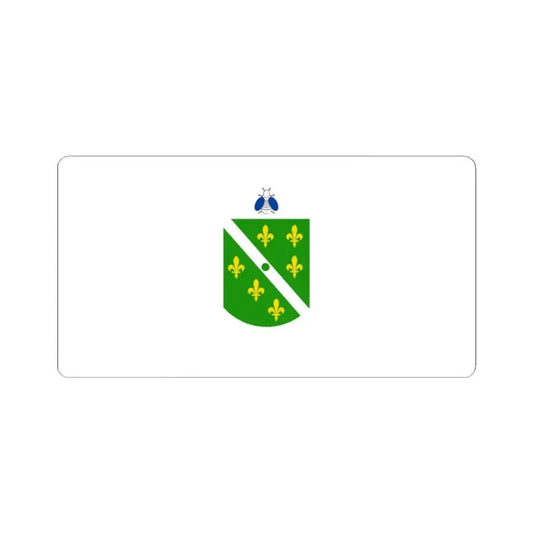 Flag of the Republic of Western Bosnia Fictitious (Bosnia and Herzegovina) STICKER Vinyl Kiss-Cut Decal 2 Inch White - The Sticker Space