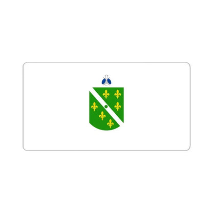 Flag of the Republic of Western Bosnia Fictitious (Bosnia and Herzegovina) STICKER Vinyl Kiss-Cut Decal 3 Inch White - The Sticker Space