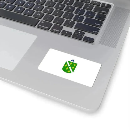 Flag of the Republic of Western Bosnia Fictitious (Bosnia and Herzegovina) STICKER Vinyl Kiss-Cut Decal - The Sticker Space