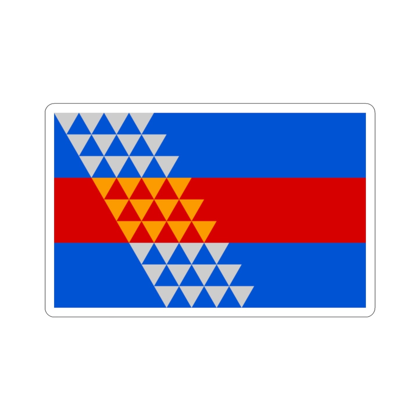 Flag of the Robinson Rancheria STICKER Vinyl Die-Cut Decal-2 Inch-The Sticker Space