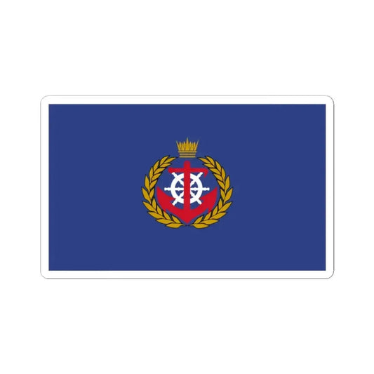 Flag of the Royal Bahrain Naval Force (Bahrain) STICKER Vinyl Kiss-Cut Decal 2 Inch White - The Sticker Space