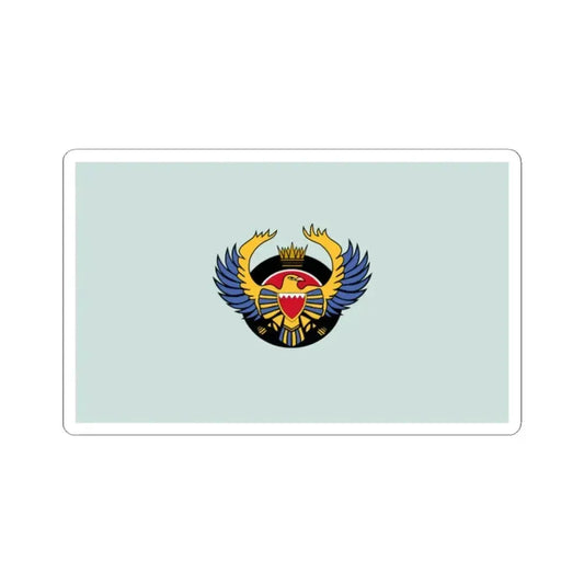 Flag of the Royal Bahraini Air Force (Bahrain) STICKER Vinyl Kiss-Cut Decal 2 Inch White - The Sticker Space