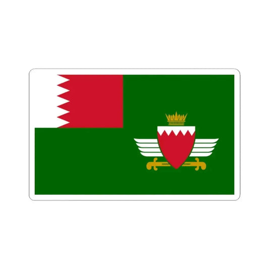 Flag of the Royal Bahraini Army (Bahrain) STICKER Vinyl Kiss-Cut Decal 2 Inch White - The Sticker Space