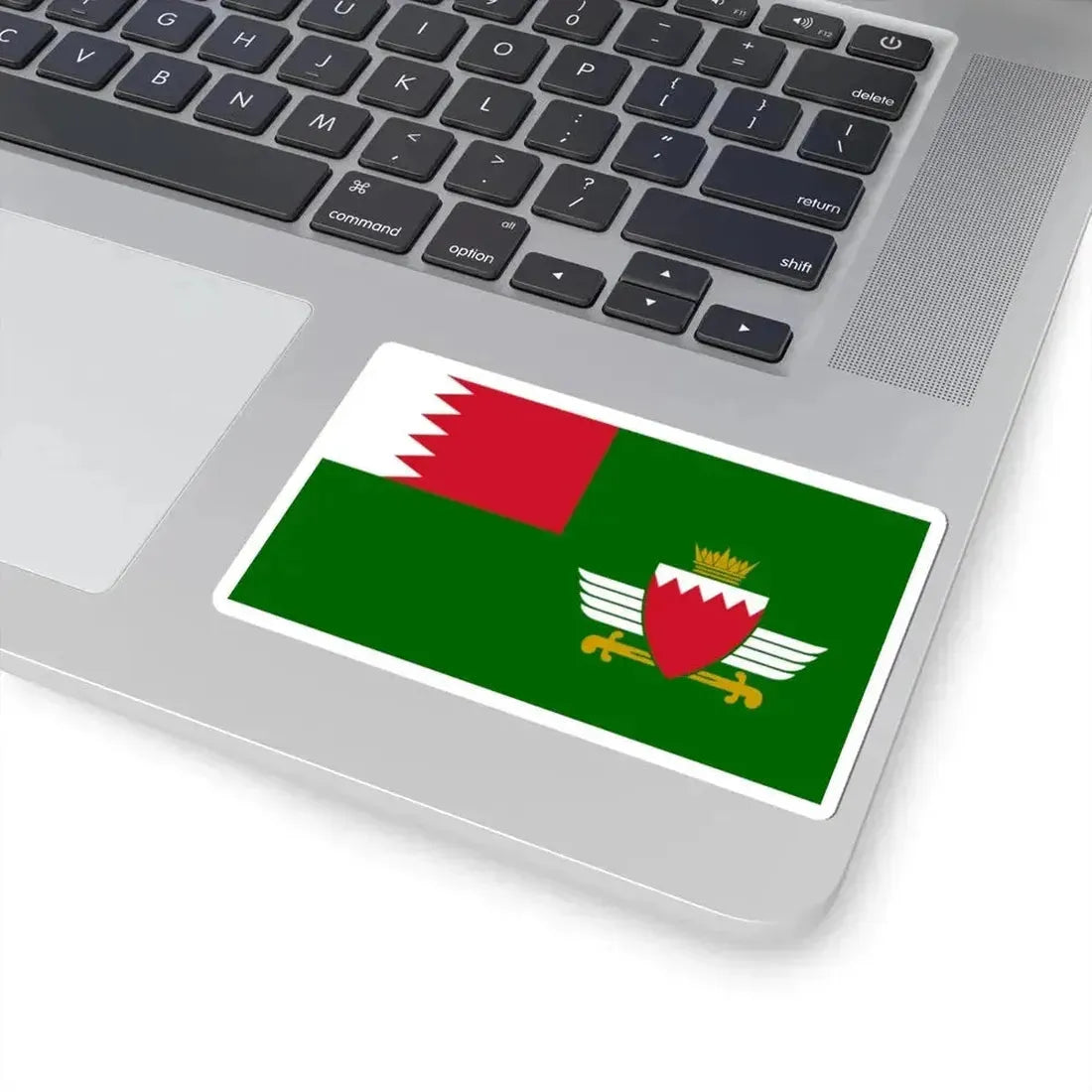 Flag of the Royal Bahraini Army (Bahrain) STICKER Vinyl Kiss-Cut Decal - The Sticker Space