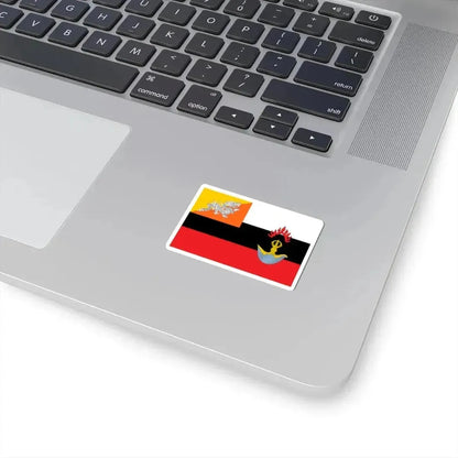 Flag of the Royal Bhutan Army (Bhutan) STICKER Vinyl Kiss-Cut Decal - The Sticker Space