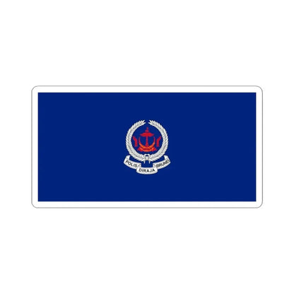 Flag of the Royal Brunei Police Force (Brunei) STICKER Vinyl Kiss-Cut Decal 3 Inch White - The Sticker Space