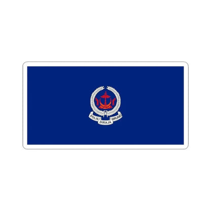 Flag of the Royal Brunei Police Force (Brunei) STICKER Vinyl Kiss-Cut Decal 6 Inch White - The Sticker Space