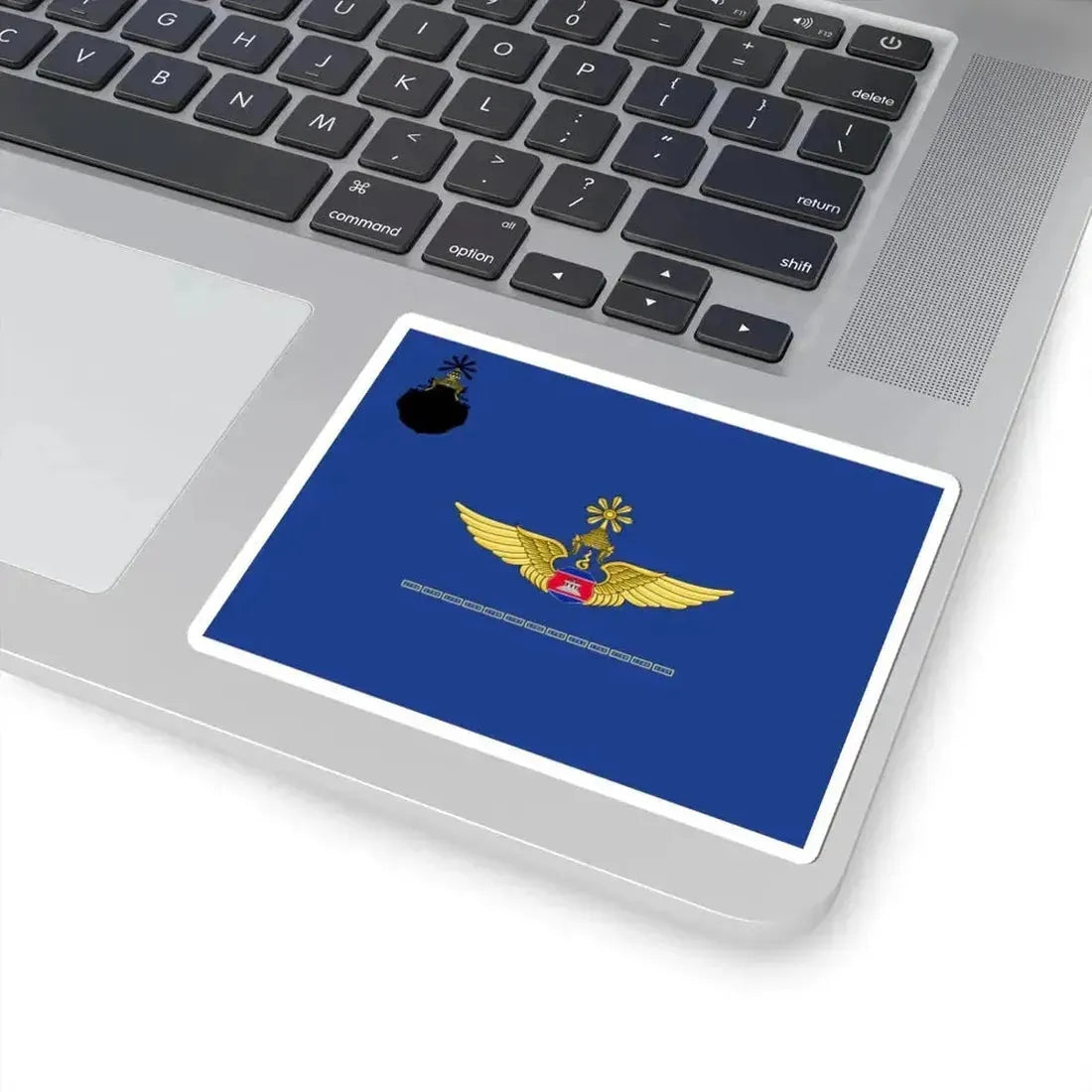 Flag of the Royal Cambodian Air Force (Cambodia) STICKER Vinyl Kiss-Cut Decal - The Sticker Space