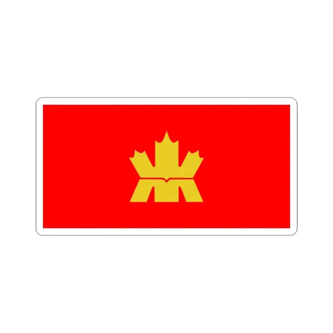 Flag of the Royal Canadian Mint (Canada) STICKER Vinyl Kiss-Cut Decal 6 Inch White - The Sticker Space