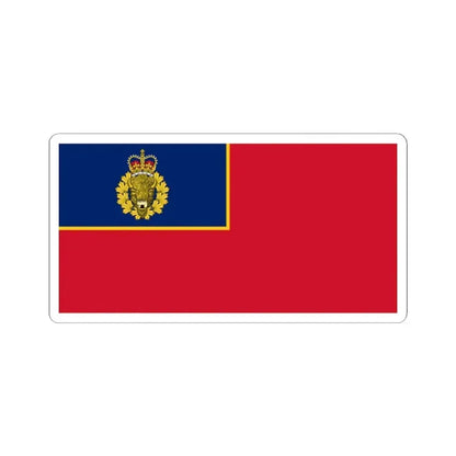 Flag of the Royal Canadian Mounted Police (Canada) STICKER Vinyl Kiss-Cut Decal 2 Inch White - The Sticker Space