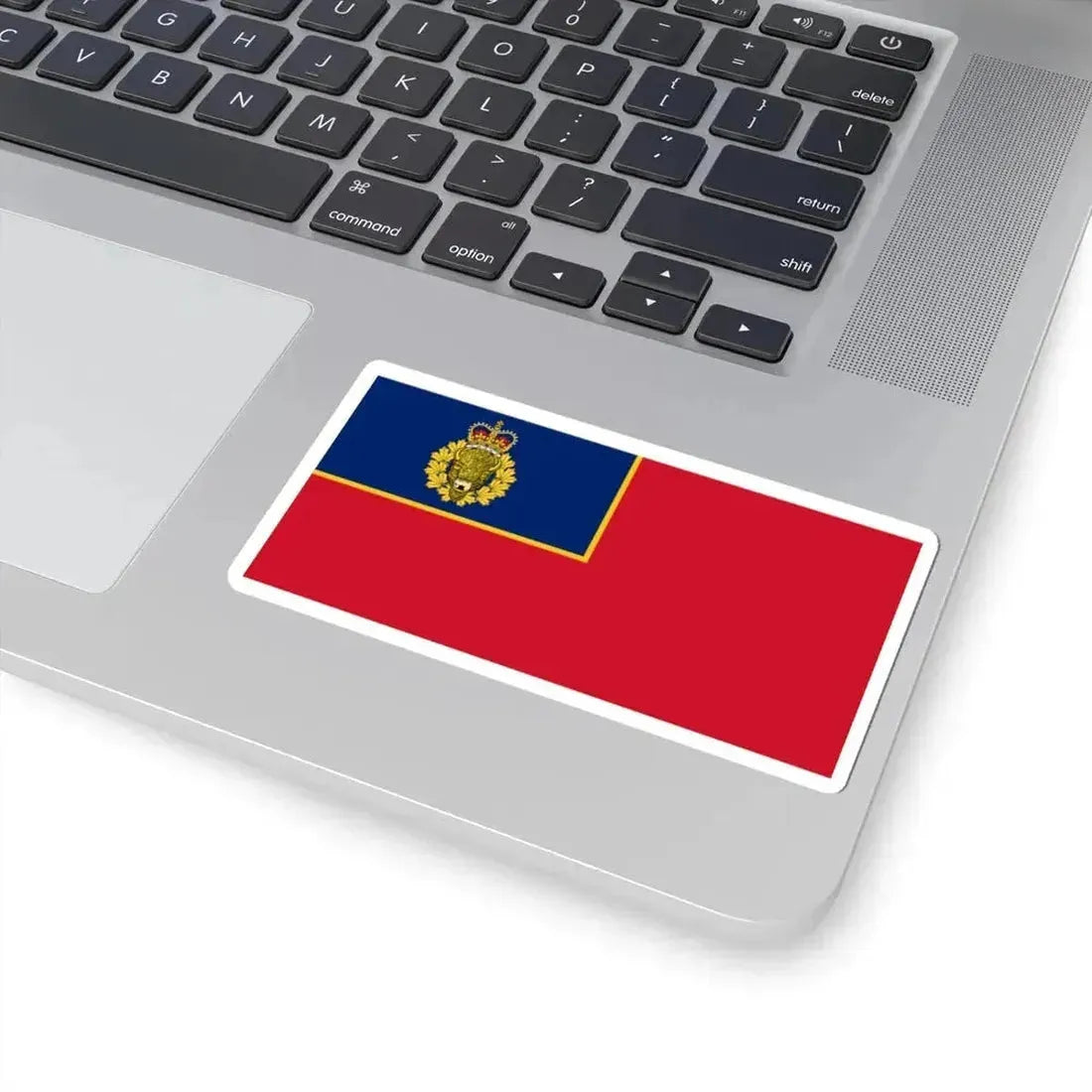 Flag of the Royal Canadian Mounted Police (Canada) STICKER Vinyl Kiss-Cut Decal - The Sticker Space