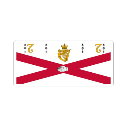 Flag of the Royal College of Surgeons in Ireland (Ireland) STICKER Vinyl Kiss-Cut Decal 2 Inch White - The Sticker Space