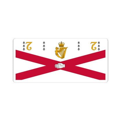 Flag of the Royal College of Surgeons in Ireland (Ireland) STICKER Vinyl Kiss-Cut Decal 6 Inch White - The Sticker Space