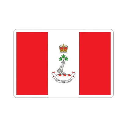 Flag of the Royal Military College of Canada (Canada) STICKER Vinyl Kiss-Cut Decal 2 Inch White - The Sticker Space