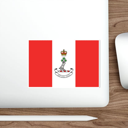 Flag of the Royal Military College of Canada STICKER Vinyl Die-Cut Decal-The Sticker Space