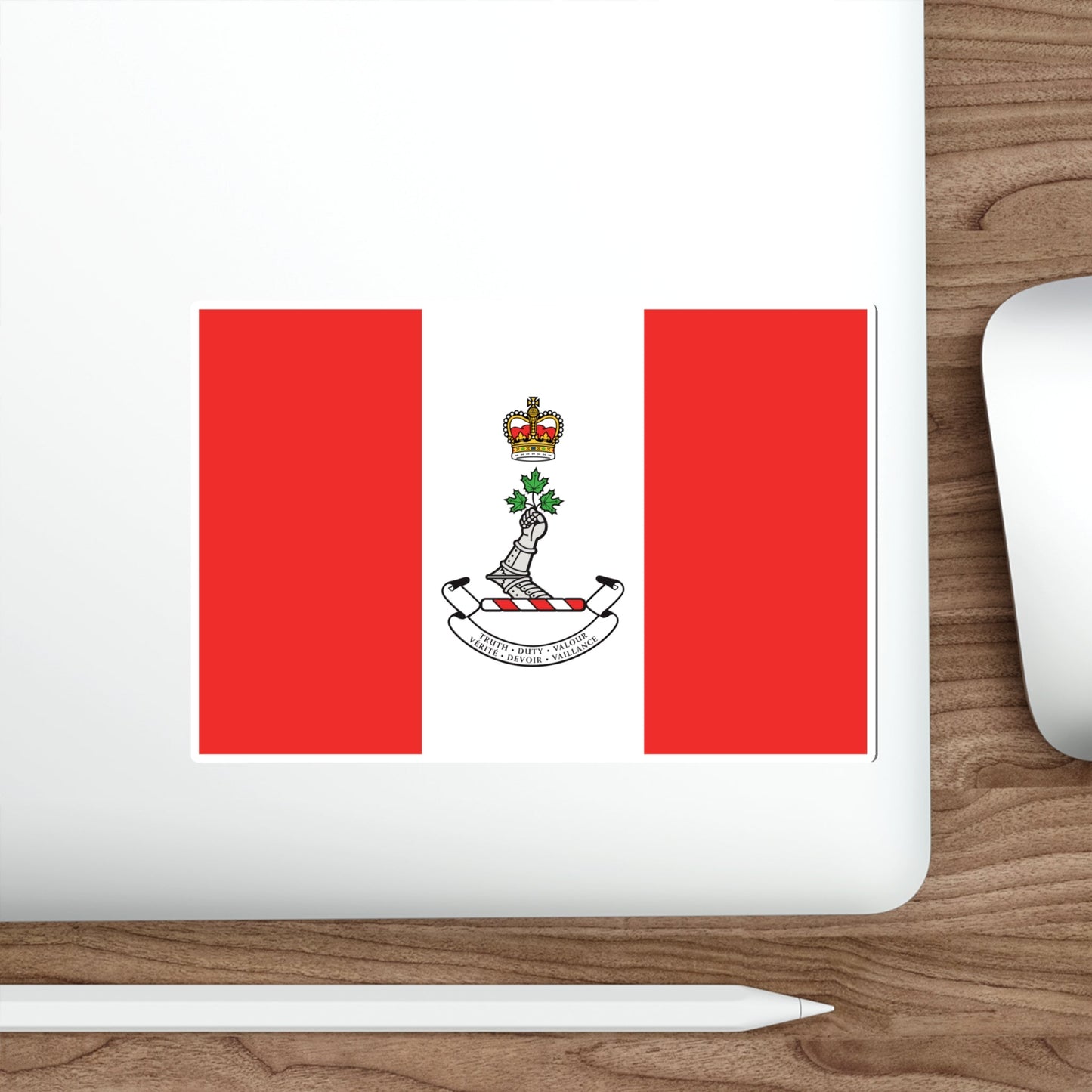 Flag of the Royal Military College of Canada STICKER Vinyl Die-Cut Decal-The Sticker Space