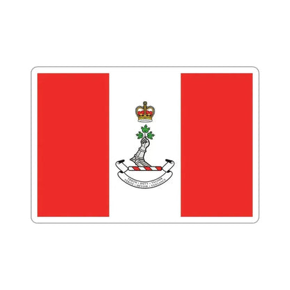 Flag of the Royal Military College of Canada STICKER Vinyl Die-Cut Decal 4 Inch - The Sticker Space